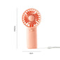 MEET SUN Portable Fan Convenient Creative Small Fan Pocket Hand-held Fan Lightweight AA Battery Handheld Mini Fan Air Coolers