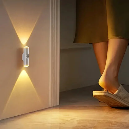 Modern Indoor Wall Lamps with Both and Warm Light Features Suitable for Corridors Bedrooms Wardrobes Tables, Staircases Cabinets