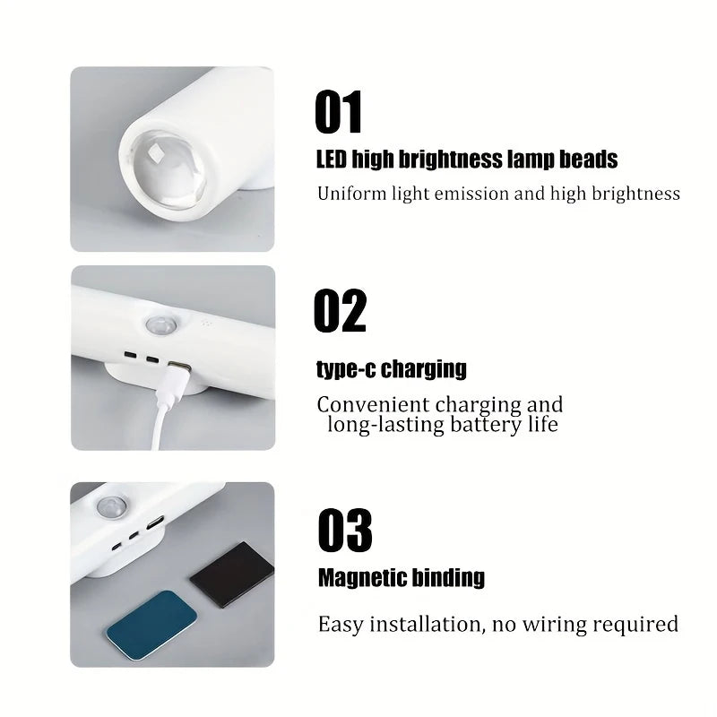 Modern Indoor Wall Lamps with Both and Warm Light Features Suitable for Corridors Bedrooms Wardrobes Tables, Staircases Cabinets