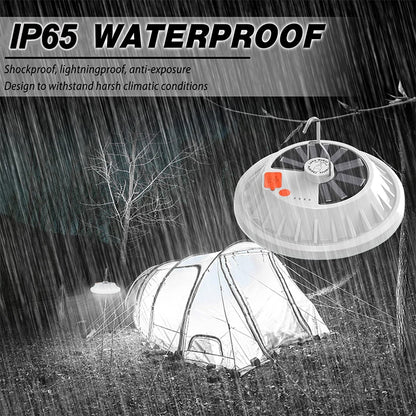 Portable Camping Light Power Bank LED Camping Lanterns Handheld Waterproof Outdoor Tent Light Rechargeable Floodlight Flashlight