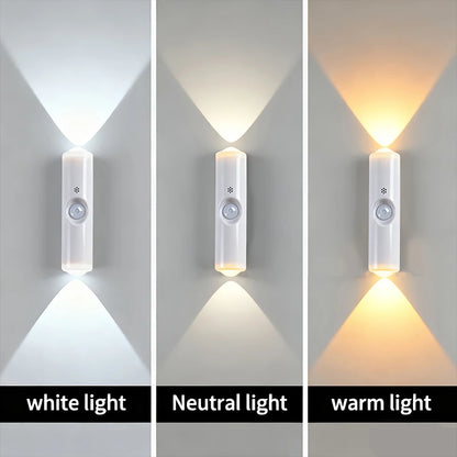 Modern Indoor Wall Lamps with Both and Warm Light Features Suitable for Corridors Bedrooms Wardrobes Tables, Staircases Cabinets